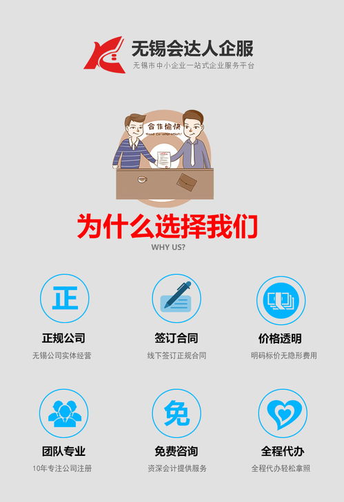 無錫內資公司注冊材料及代辦服務指南